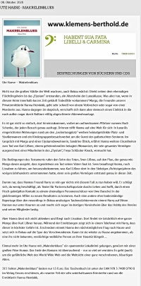 Blog Klemens Berthold: Makrelenblues