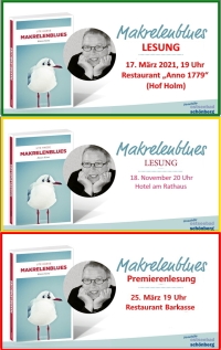 Verschiebung Lesung "Makrelenblues"