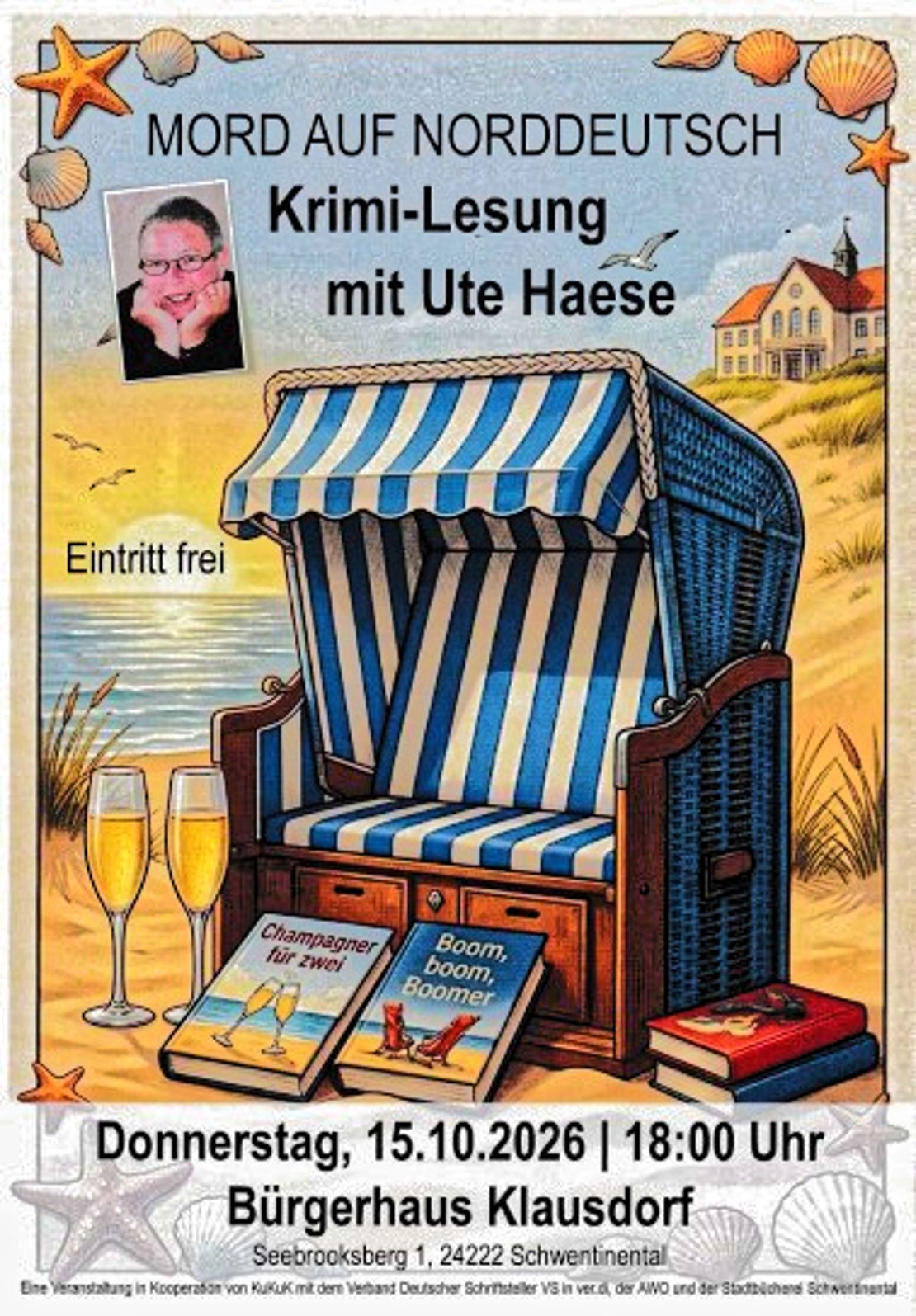 Plakat Lesung Klausdorf 15.10.2026